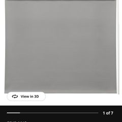 FRIDANS  Block-out roller blind, grey, 200x195 cm