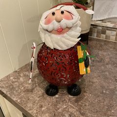 Battery operated light up Santa