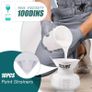 NEW SALE | Upgraded Paint Sprayer - Fence Paint Sprayer,[500W/1200ml/4 Nozzles/3 Patterns] HVLP Electric Spray Gun for Home Interior and Exterior Image 5