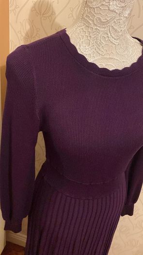 Dress grape woollen Monsoon