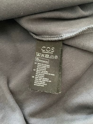 COS Panel Midi Dress - Steel Blue - Size S