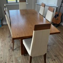 Oak Table and Chairs