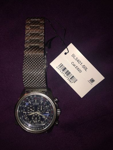 Citizen watch eco drive solar power perpetual calendar Brand new 6 years warranty
