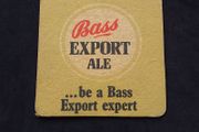 Bass Export Ale : Be A Bass Export Expert - Vintage 1970s Beer Mat/Coaster
