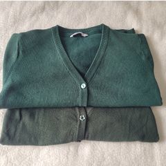 Green Cardigans 2x, size: 7-8 yrs