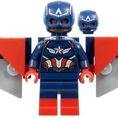 LEGO Marvel Sam Wilson Captain America Minifigure