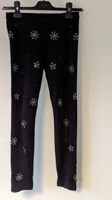 Girls Snowflake Leggings