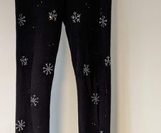 Girls Snowflake Leggings