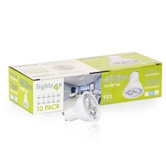 Lamps 4u 5w Gu10 Led Spot 420 Lumens 2700k (10 Pk)