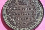 1902 One Third Farthing Edward Vll  Issued For Malta