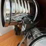 Pair of Vintage Industrial Chrome Spotlights Image 6
