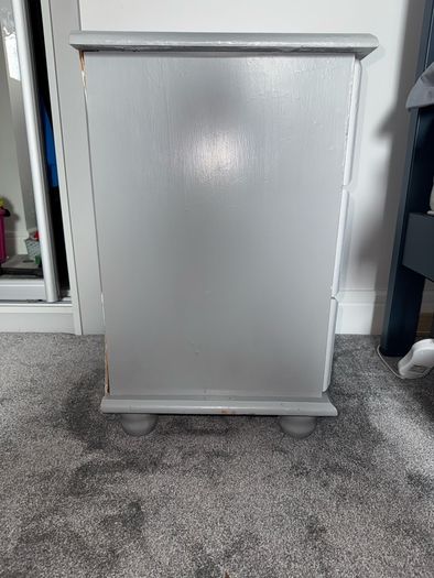 Solid Wood 3 Drawer Bedside Locker
