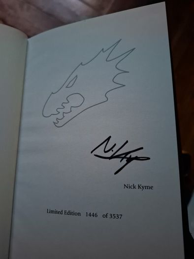The Horus Heresy - Scorched Earth. signed by Nick Kyme