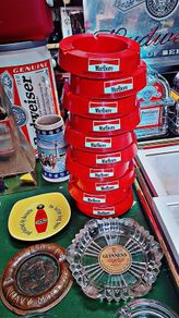 Vintage Marlboro pub ashtrays