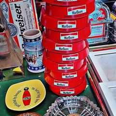 Vintage Marlboro pub ashtrays