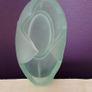 VASE - Vintage - 'Bagley ' - Frosted Glass Image 5