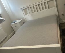 HEMNES bed frame /Mattress separated