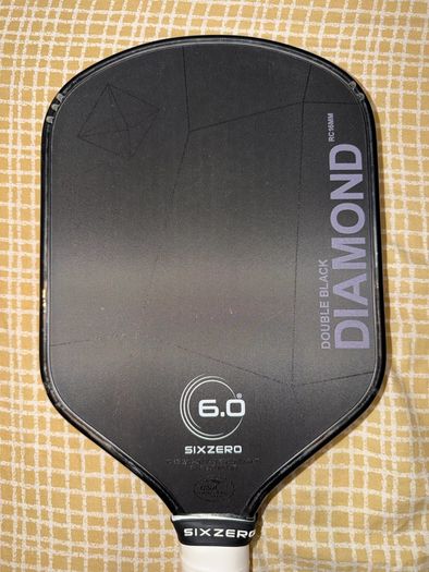 Six Zero Double Black Diamond Control 16mm Pickleball Paddle