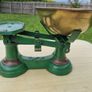 Vintage Metal Weighing Scales Cast Iron Image 3