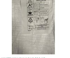Mini Bulk bag white 50cm x 50cm x 50cm single trip