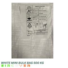 Mini Bulk bag white 50cm x 50cm x 50cm single trip