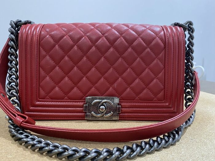Channel Flap Boy Bag. Mind conditions. Medium.