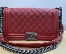 Channel Flap Boy Bag. Mind conditions. Medium.