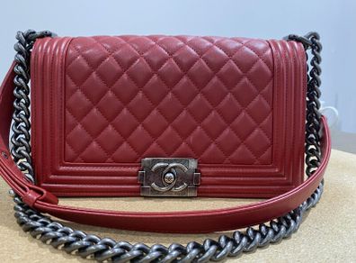 Channel Flap Boy Bag. Mind conditions. Medium.