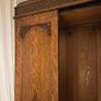 Oak wardrobe with mirror Image 6