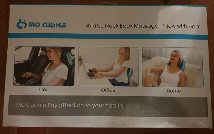 Shiatsu Neck and Back Massager Pillow with Heat