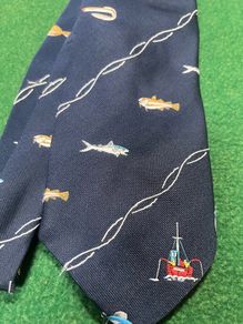 Vintage "Fishing"necktie ( 1970s)