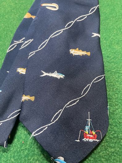 Vintage "Fishing"necktie ( 1970s)