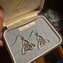 Silver Tone Celtic Designs Earrings Image 2