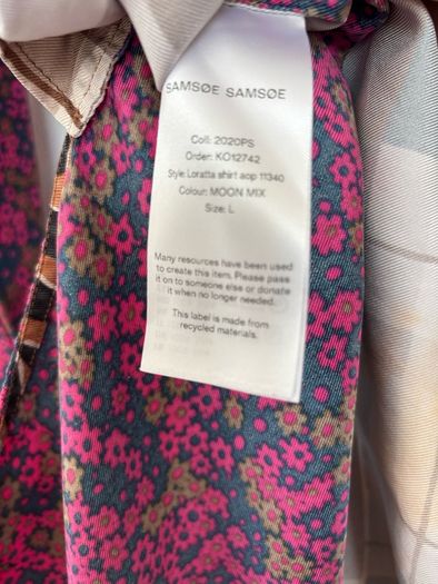 Samsoe Samsoe multicolour silk shirt