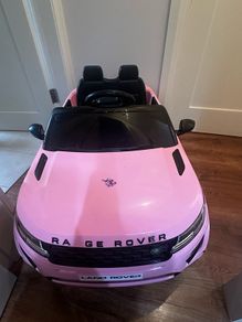 12V Kids Electric Range Rover - Pink Ride-On Car