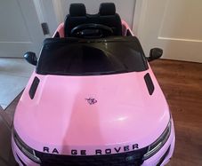 12V Kids Electric Range Rover - Pink Ride-On Car