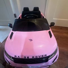12V Kids Electric Range Rover - Pink Ride-On Car