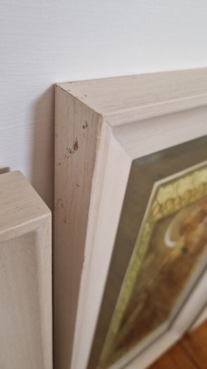 3 Frames with Mucha art