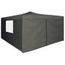 Folding Gazebo with 4 Sidewalls  Anthracite Image 3