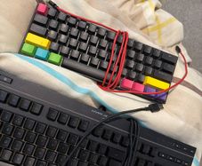 Dual Gaming Keyboard Bundle HyperX RGB and Anne Pro 2