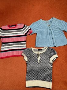 3 Short Sleeve Wool Tops