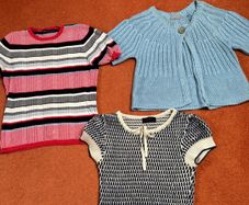 3 Short Sleeve Wool Tops