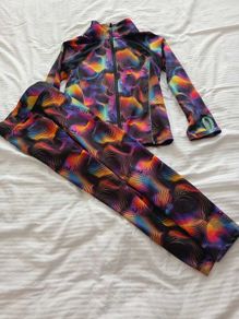 Girls Next Matching Zip Top and Leggins