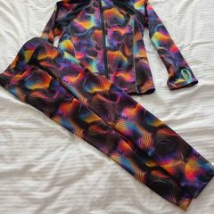 Girls Next Matching Zip Top and Leggins