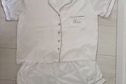 Bride white satin pjs size 8/10