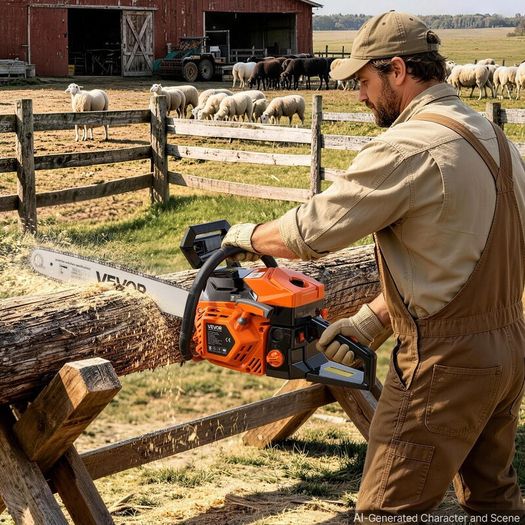 58cc Petrol Chainsaw with 20in Bar
