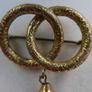 Vintage Gold Tone Brosche Image 3