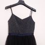 Needle & Thread Dark Blue Navy Sparkling Sequin Diamond Mesh Cami Strap Tulle Midi Dress 10UK/38EU Image 7