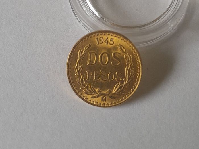 Mexico Gold Dos Peso Coin