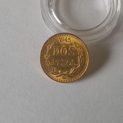 Mexico Gold Dos Peso Coin